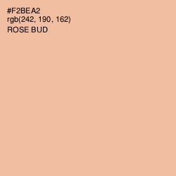 #F2BEA2 - Rose Bud Color Image